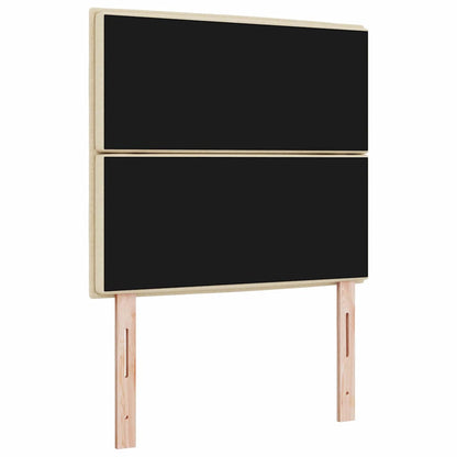 Testiera con testiera Crema 90 cm Pelle Sintetica - homemem39