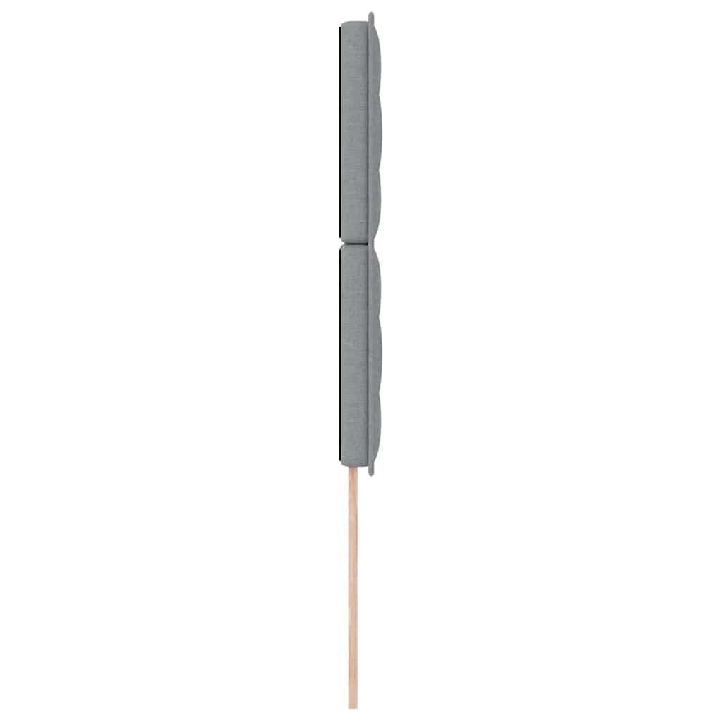 Testiera Grigio chiaro 100 cm Tessuto