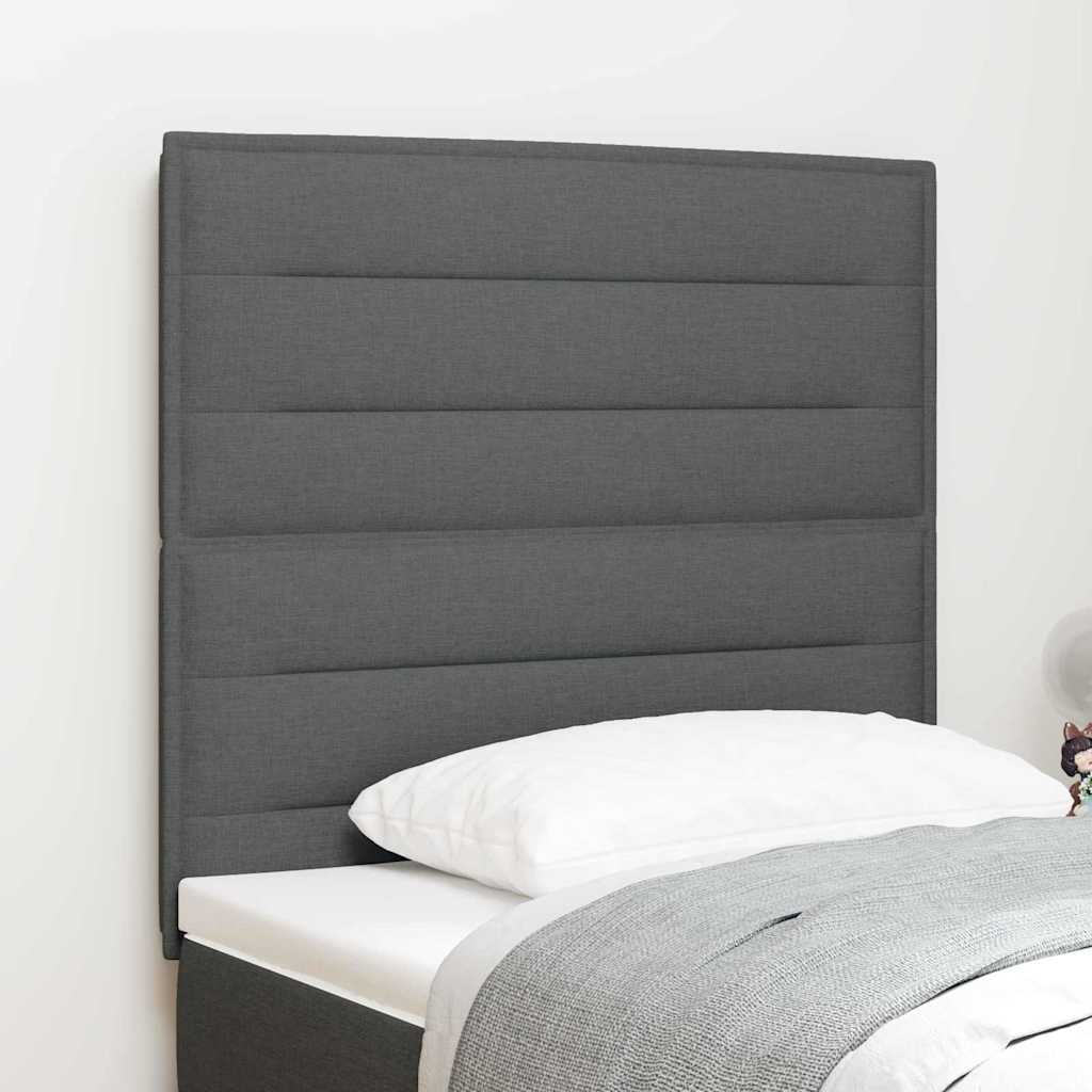 Testiera Grigio scuro 100 cm Tessuto | homemem39
