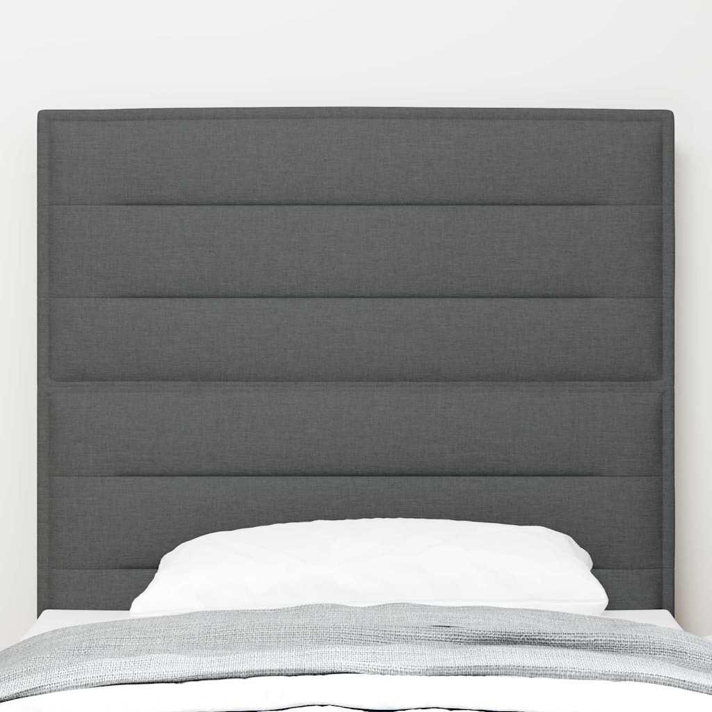 Testiera Grigio scuro 100 cm Tessuto | homemem39