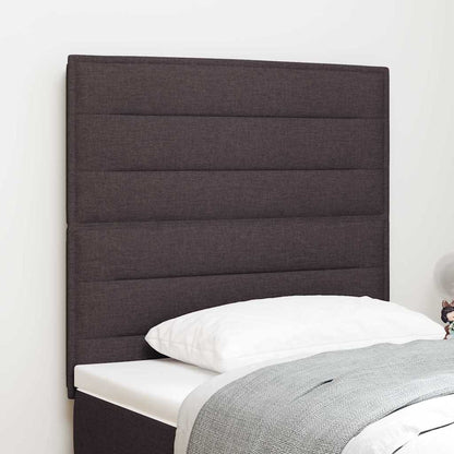 Testiera Marrone Scuro 100 cm Tessuto | homemem39