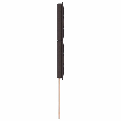 Testiera Marrone Scuro 100 cm Tessuto