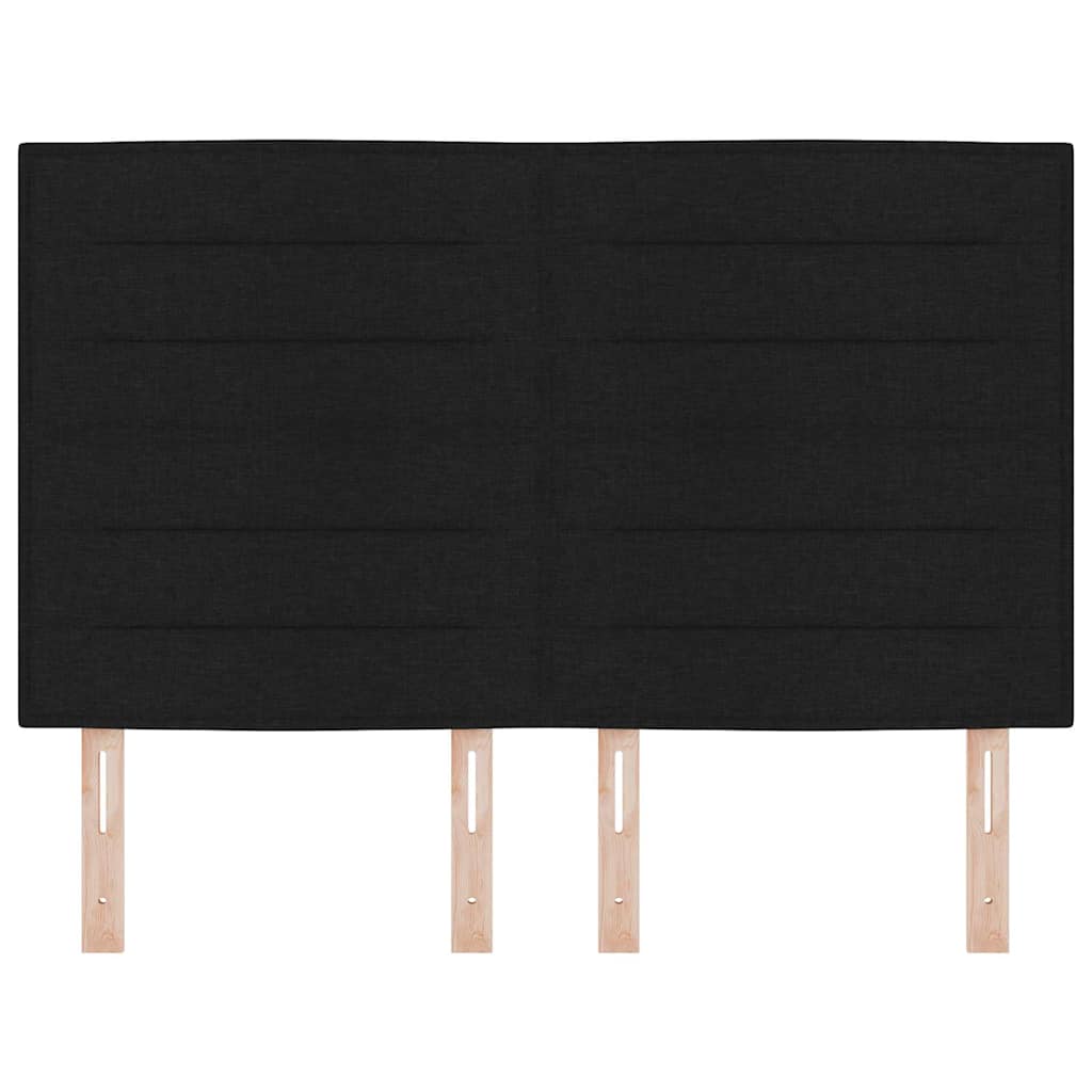 Testiera Nero 144 cm Tessuto | homemem39