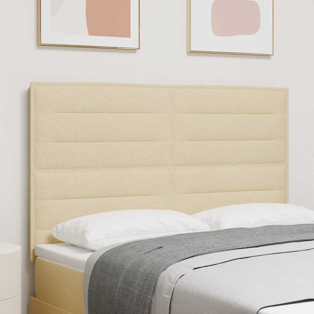 Testiera Crema 144 cm Tessuto | homemem39