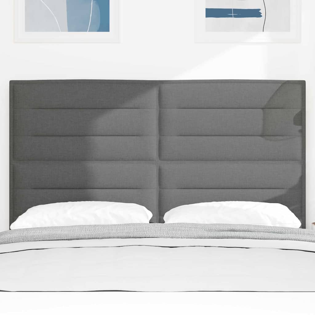 Testiera Grigio scuro 160 cm Tessuto | homemem39