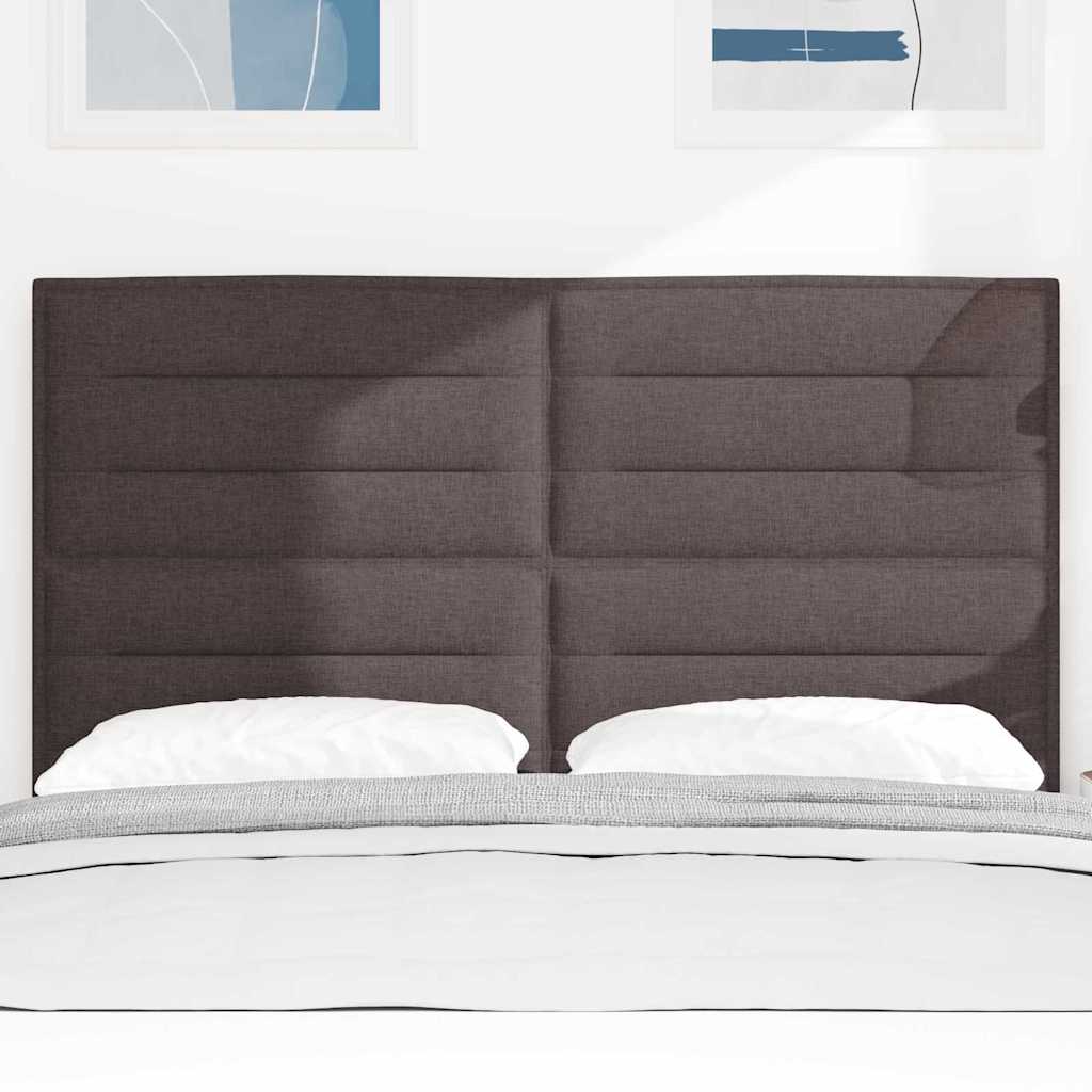 Testiera con testiera Marrone Scuro 160 cm Pelle Sintetica - homemem39