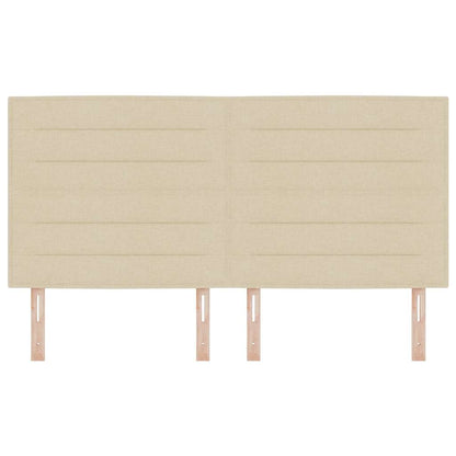 Testiera con testiera Crema 180 cm Pelle Sintetica - homemem39