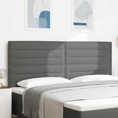 Testiera Grigio scuro 200 cm Tessuto
