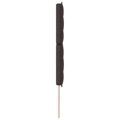 Testiera con testiera Marrone Scuro 200 cm Pelle Sintetica