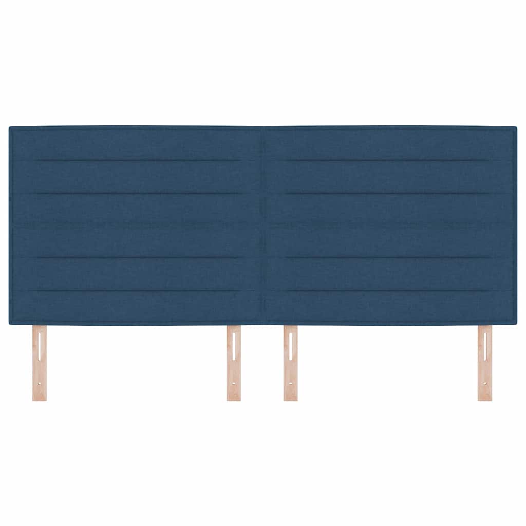 Testiera con testiera Blu 200 cm Pelle Sintetica - homemem39