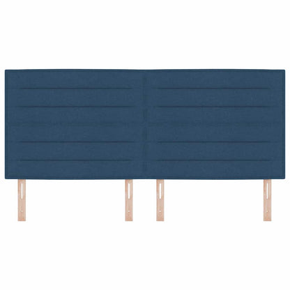 Testiera con testiera Blu 200 cm Pelle Sintetica - homemem39