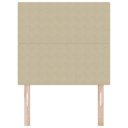 Testiera con testiera Grigio Verde Chiaro 90 cm Pelle Sintetica - homemem39