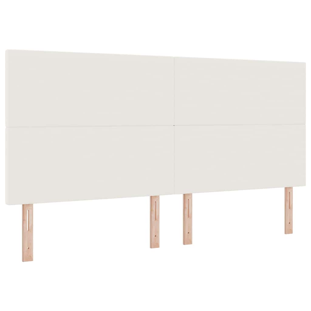 Testiera Crema 200 cm Tessuto in Cords