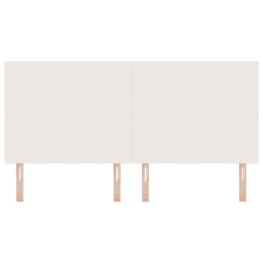 Testiera Crema 200 cm Tessuto in Cords | homemem39