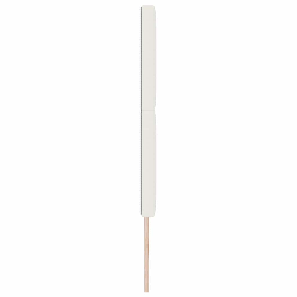 Testiera Crema 200 cm Tessuto in Cords | homemem39