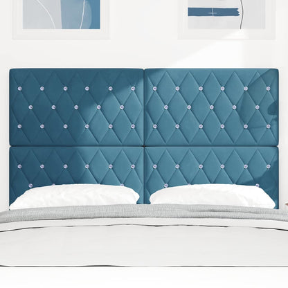 Testiera Blu Scuro 144 cm Velluto | homemem39