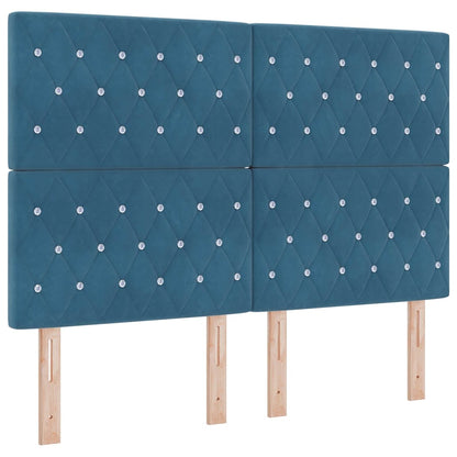 Testiera Blu Scuro 144 cm Velluto | homemem39