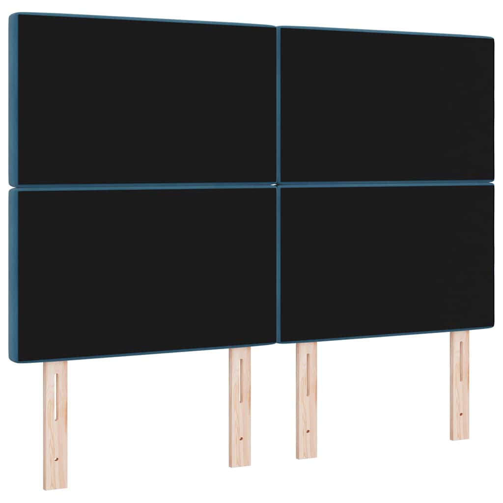 Testiera Blu Scuro 144 cm Velluto | homemem39