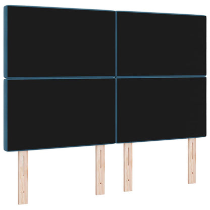 Testiera Blu Scuro 144 cm Velluto | homemem39
