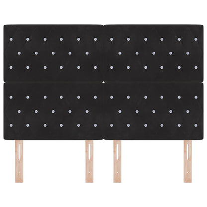 Testiera Nero 160 cm Velluto | homemem39