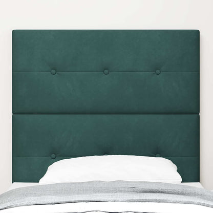 Testiera Verde Scuro 90 cm Velluto | homemem39