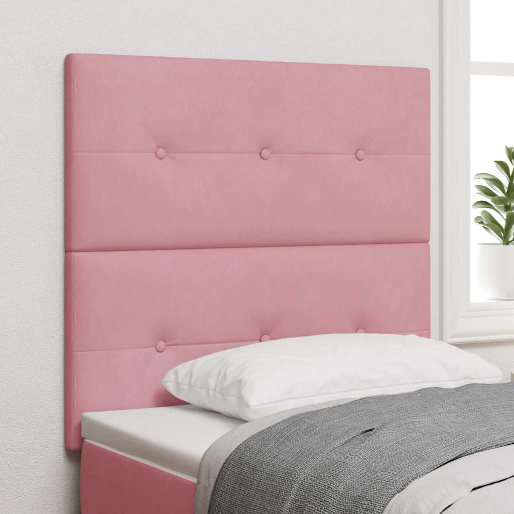 Testiera Rosa 90 cm Velluto | homemem39
