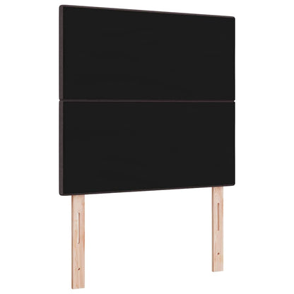 Testiera regolabile in altezza Marrone Scuro 100 cm Tessuto | homemem39