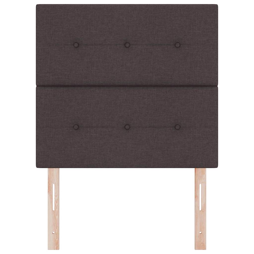 Testiera regolabile in altezza Marrone Scuro 100 cm Tessuto | homemem39