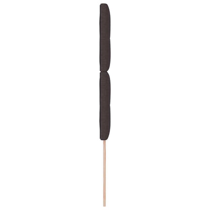 Testiera regolabile in altezza Marrone Scuro 100 cm Tessuto | homemem39