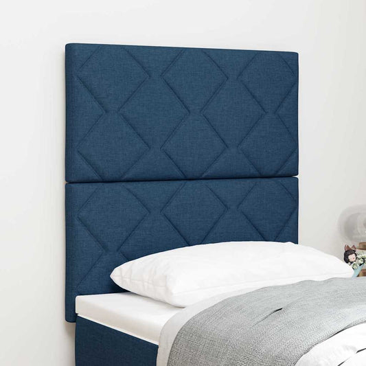 Testiera Blu 80 cm Tessuto | homemem39