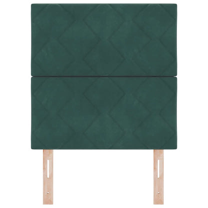Testiera Verde Scuro 80 cm Velluto | homemem39