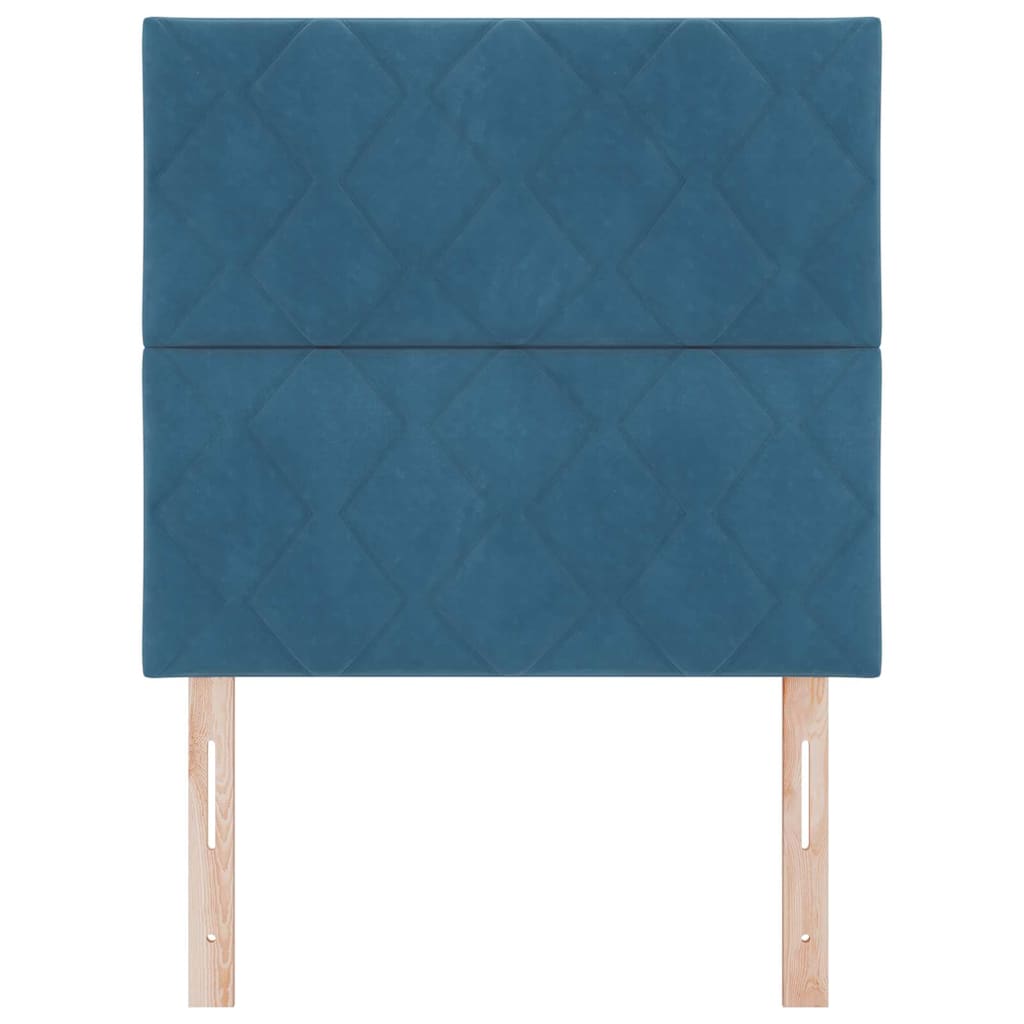 Testiera Blu Scuro 90 cm Velluto | homemem39