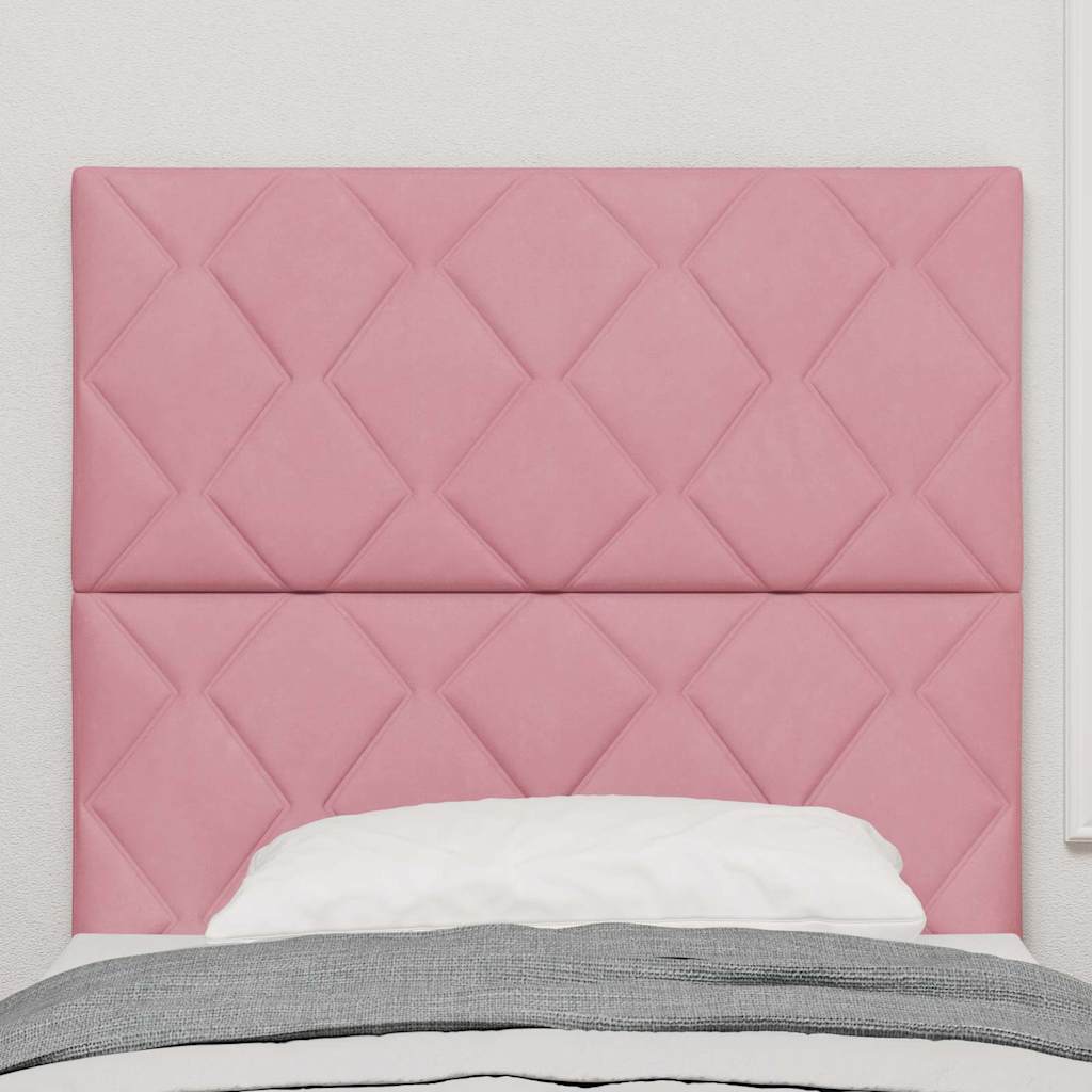 Testiera con testiera Rosa 100 cm Velluto