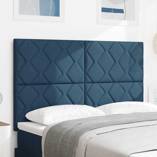 Testiera Blu 144 cm Tessuto | homemem39