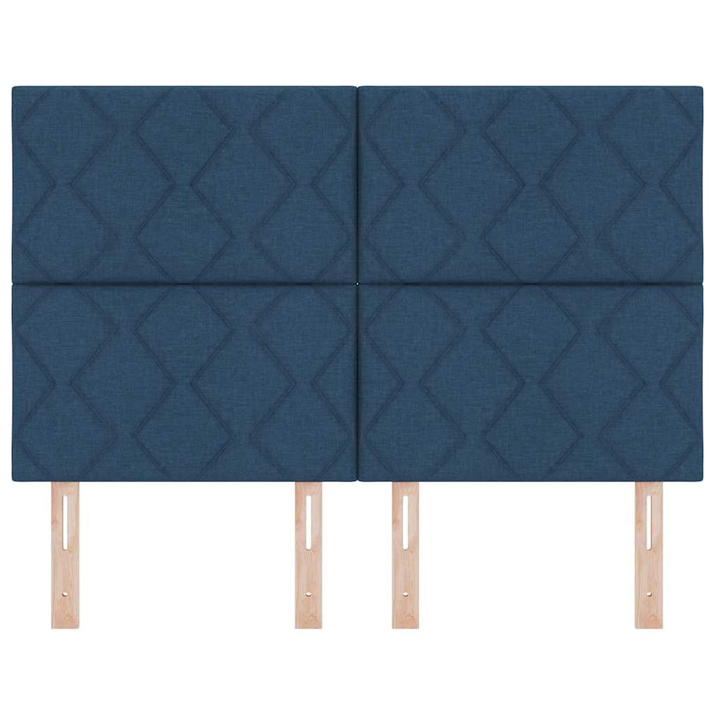 Testiera Blu 144 cm Tessuto | homemem39