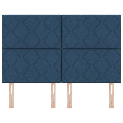 Testiera Blu 144 cm Tessuto | homemem39