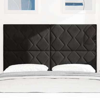 Testiera Nero 144 cm Velluto | homemem39