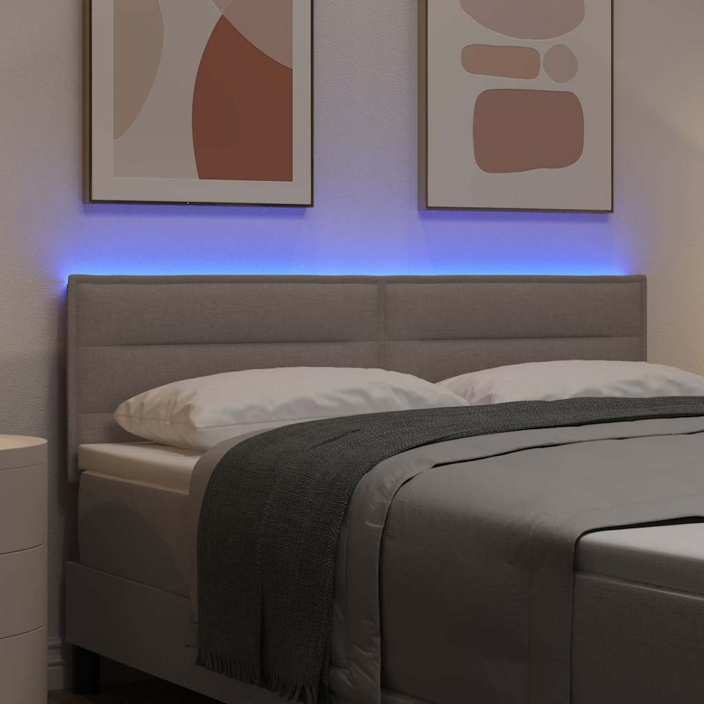 Testiera LED con strisce LED con testiera Talpa 144 cm Tessuto | homemem39