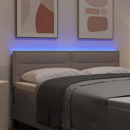 Testiera LED con strisce LED con testiera Talpa 144 cm Tessuto | homemem39