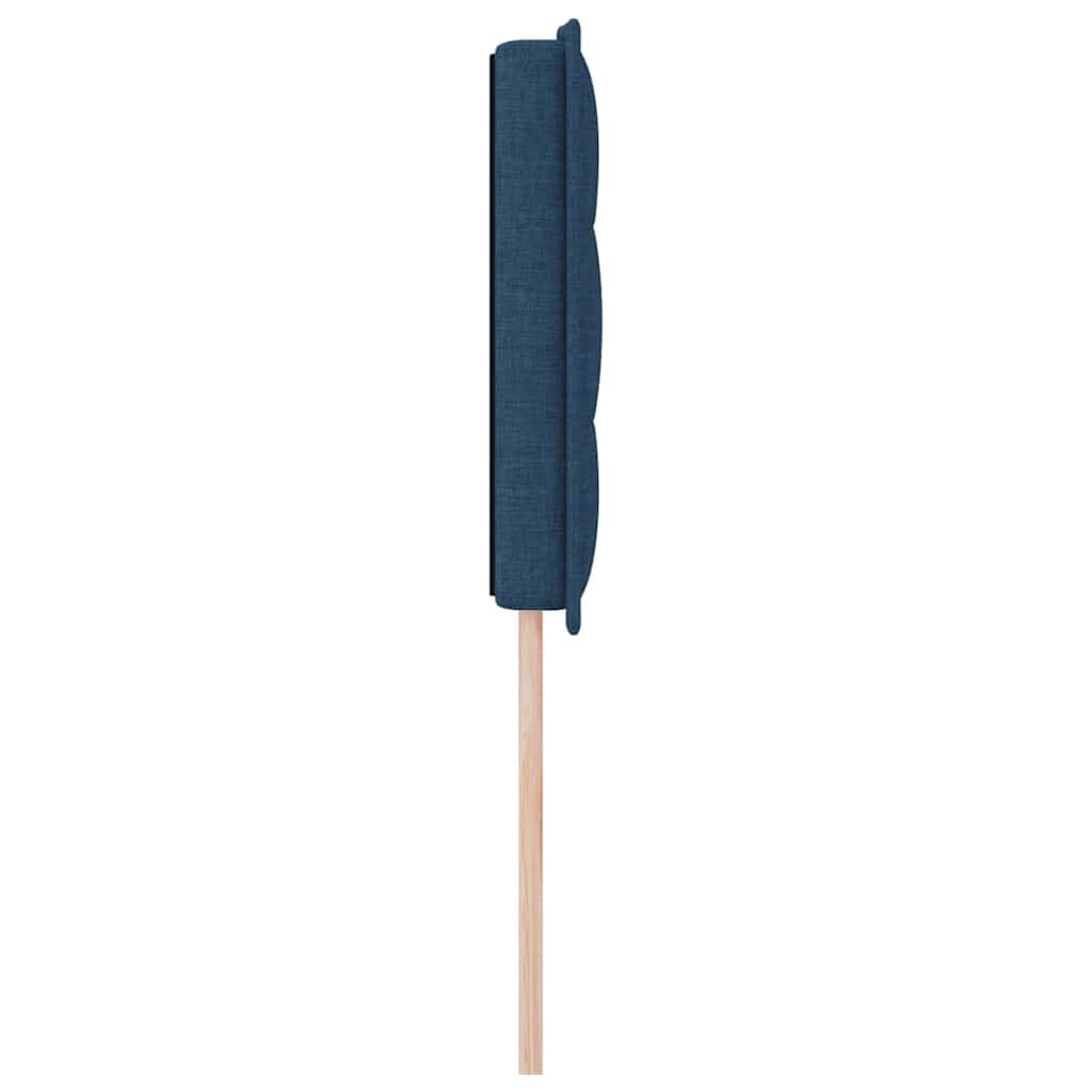 Testiera LED con strisce LED con testiera Blu 144 cm Tessuto | homemem39