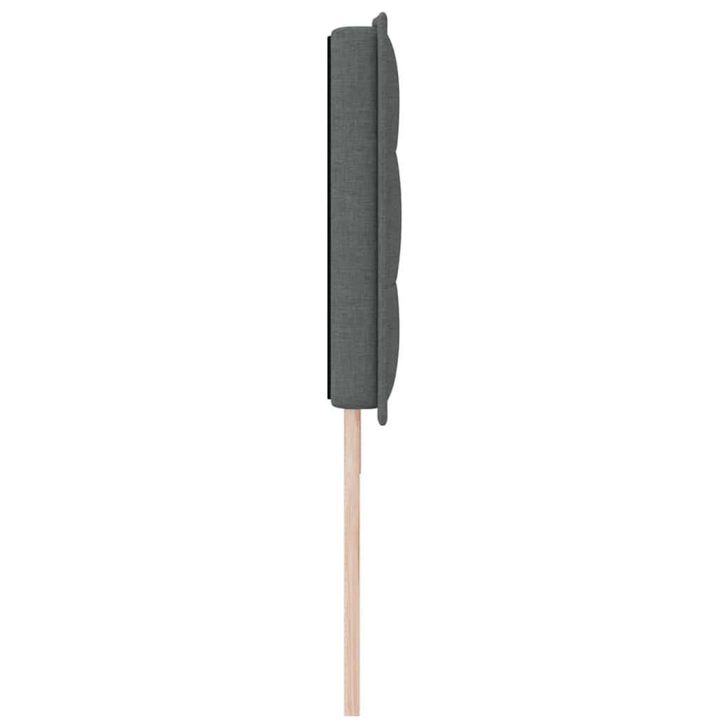 Testiera LED con strisce LED Grigio scuro 180 cm Tessuto | homemem39