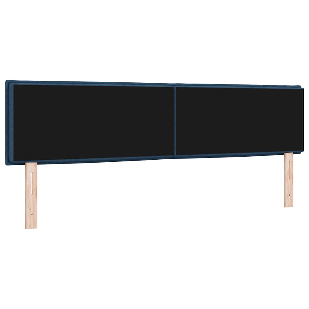 Testiera LED con strisce LED con testiera Blu 180 cm Tessuto
