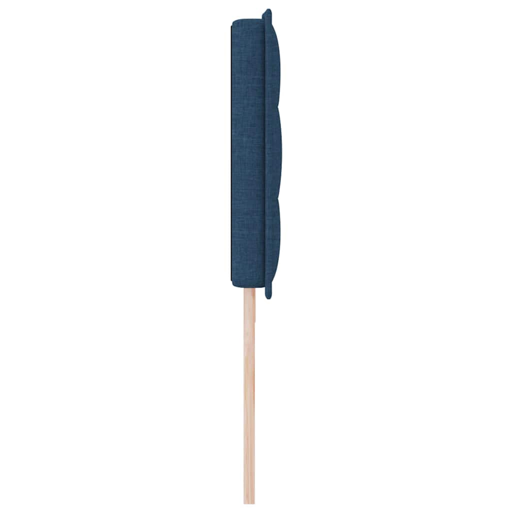 Testiera LED con strisce LED con testiera Blu 200 cm Tessuto | homemem39