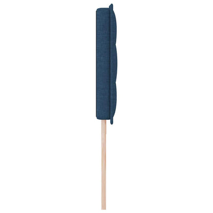 Testiera LED con strisce LED con testiera Blu 200 cm Tessuto | homemem39