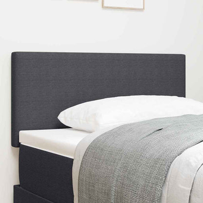 Testiera LED con testiera Grigio scuro 90 cm Tessuto in Cords | homemem39