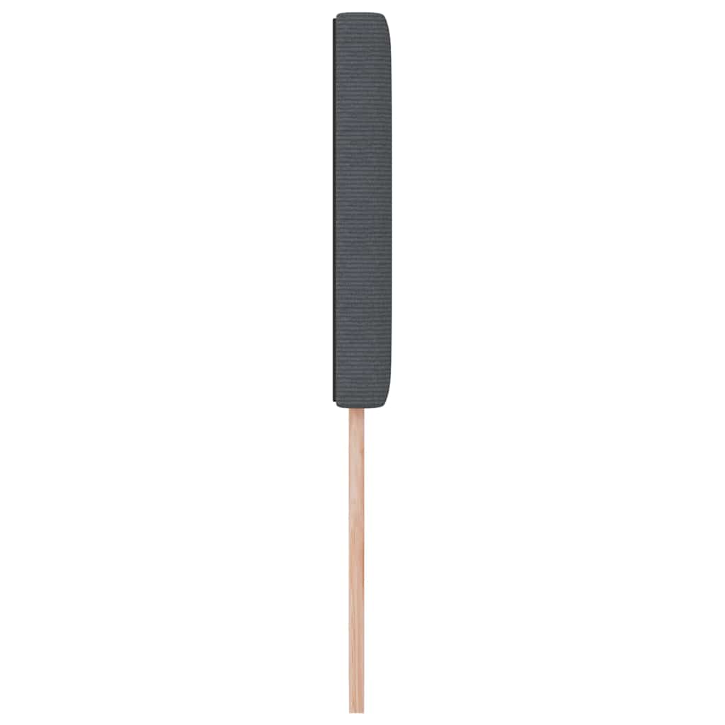 Testiera LED con testiera Grigio scuro 90 cm Tessuto in Cords | homemem39