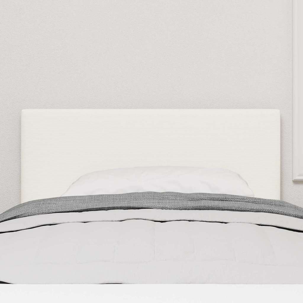 Testiera LED con strisce LED Crema 100 cm Tessuto in Cords | homemem39