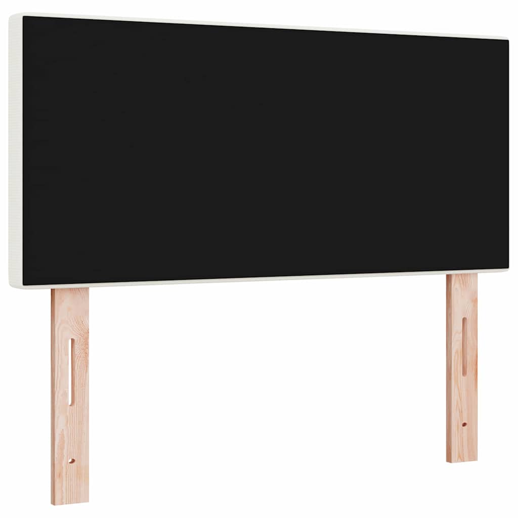 Testiera LED con strisce LED Crema 100 cm Tessuto in Cords | homemem39