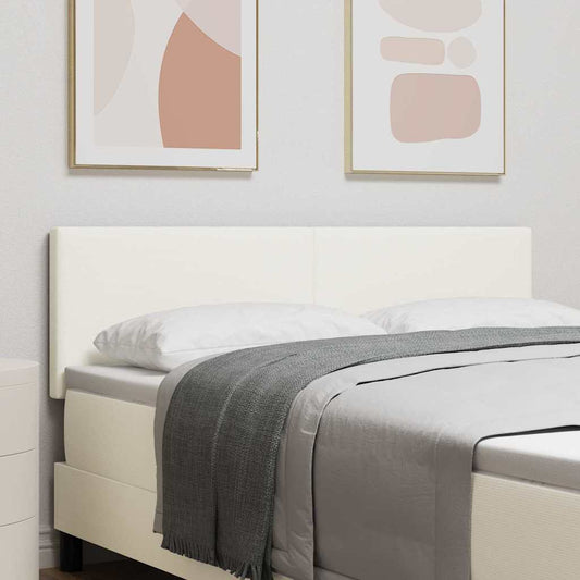 Testiera LED con strisce LED Crema 144 cm Tessuto in Cords | homemem39