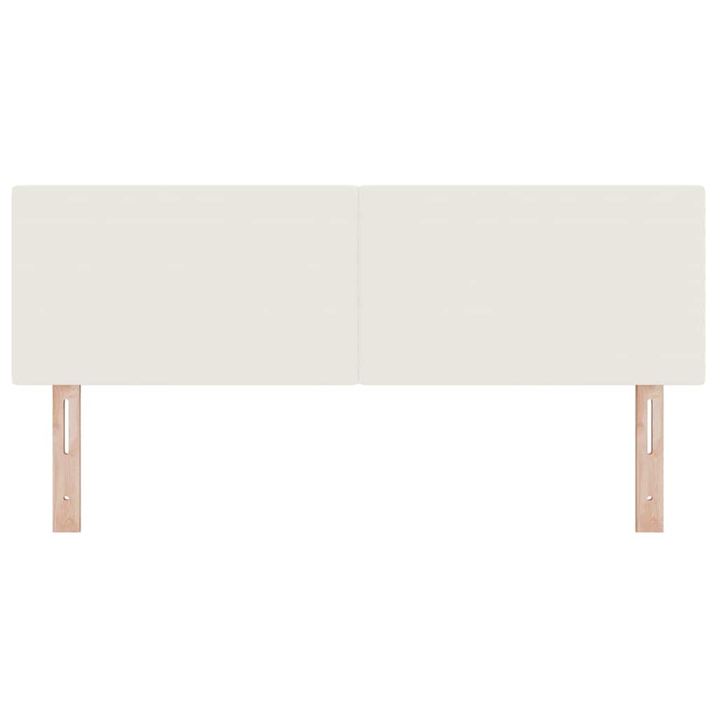 Testiera LED con strisce LED Crema 144 cm Tessuto in Cords | homemem39